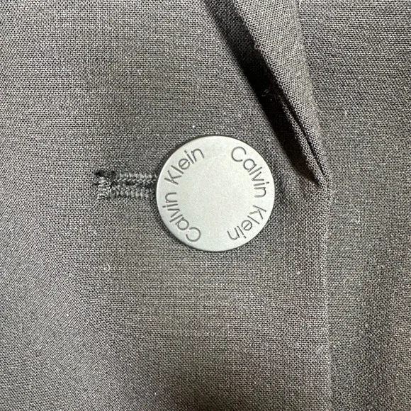 Calvin Klein Womens Black Button Professional Suit Blazer Jacket Plus 24W NWT - Picture 7 of 12